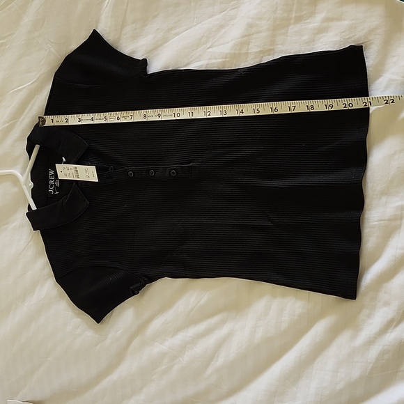 NWT J. Crew ribbed polo - Picture 5 of 5